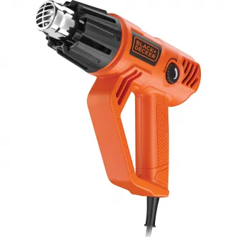 Suflanta cu aer cald Black & Decker KX2001-QS, 230 V, 50-450/90 - 600В° C temperatura lucru, 300/500 l/min debit aer, 3 m lungime cablu