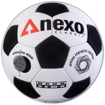 Minge fotbal Nexo CLASSIC, marimea 5, alb/negru