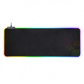 Mousepad de gaming, Spirit of Gamer, large, RGB, 857 x 330 x 5 mm, negru