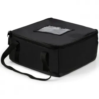 Geanta termica Steamy Pizza, 39x39x19 cm, 29 litri, negru