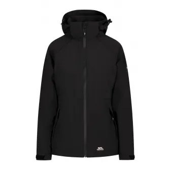 Trespass, Geaca cu buzunare cu fermoar pentru trekking, Negru, S