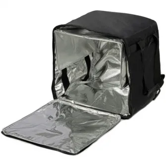 Geanta termica Steamy, 36x40x44 cm, 63 litri, negru
