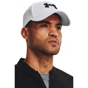 Under Armour, Sapca cu cozoroc curbat, Negru, Alb, 59-62 CM