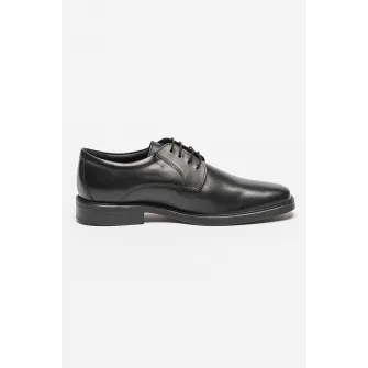 Geox, Pantofi clasici de piele, Negru, 41