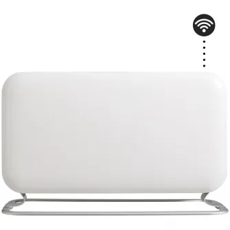 Convector portabil Mill CO1200WIFI3, 1200 W, Wi-Fi, Millheat App, Bluetooth, Display LED, Termostat, 25 mp, Alb