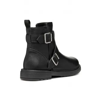 Geox, Ghete de piele ecologica, Negru, 27 EU