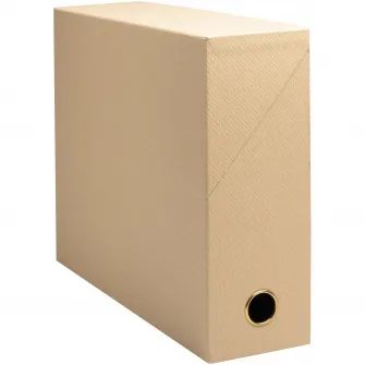 Cutie depozitare si arhivare Exacompta OfficeByMe, carton 1.5mm, Certificare FSC, 90mm, Bej