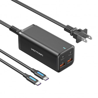 Vention 4-Port USB (C + C + A + A) GaN Charger