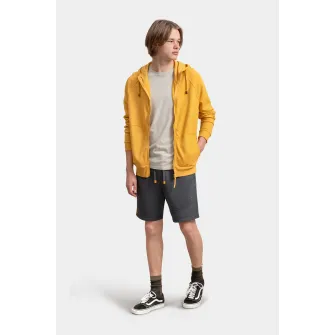 KAFT, Pantaloni scurti sport cu talie ajustabila, Gri inchis, 2XL