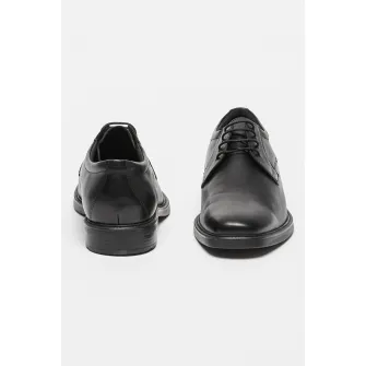 Geox, Pantofi clasici de piele, Negru, 41