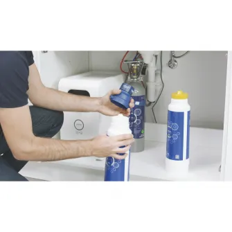 Filtru Grohe Blue M, capacitate 1500 l, filtrare in 5 etape, compatibil Blue Professional si Pure