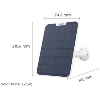 Panou solar Reolink Solar Panel 2, mufa USB-C, IP65