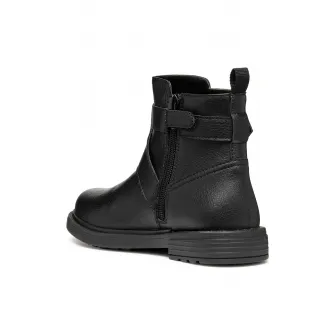 Geox, Ghete de piele ecologica, Negru, 27 EU