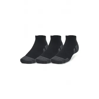 Under Armour, Set de sosete unisex pana la glezna pentru fitness Performance Tech - 3 perechi, Negru, M