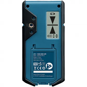 Receptor si telecomanda pentru nivela laser Bosch Professional LR 2, 5-50 m, IP54, В± 1/В± 3 mm precizie fina/grosiera, baterie 9 V (6LR61)