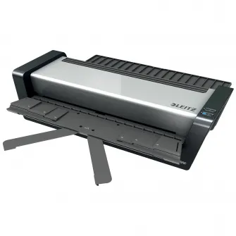 Laminator Leitz iLAMTouch Turbo Pro, A3, kit folii laminare inclus, argintiu