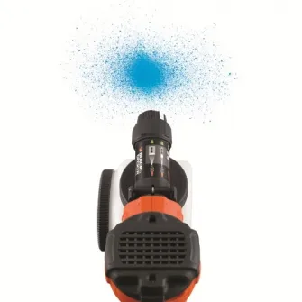 Pistol vopsit Black & Decker HVLP200, 400W, 1200ml SprayControl, vopsire in unghi, AutoSelect