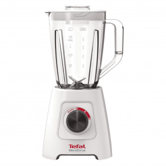Blender Tefal BlendForce 2 BL420131, 600W, 4 lame, recipient 2L, functie zdrobire gheata si maruntire, alb