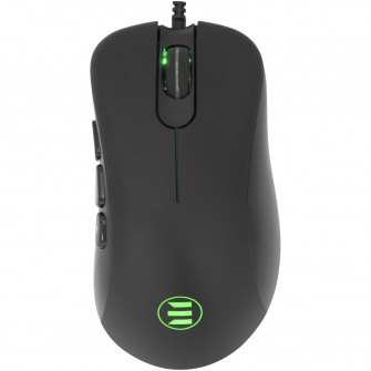 Mouse Gaming cu fir White Shark AIKUCHI, 7.200 DPI, 1.000Hz, 30G, Chipset PIXART 3330, Switch-uri HUANO 20 M, Butoane Programabile, RGB LED, Cablu braided 1,8m, 150gr., Negru