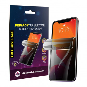Folie de protectie Lemontti din silicon Privacy pentru Honor 200 Pro