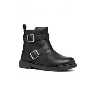 Geox, Ghete de piele ecologica, Negru, 27 EU