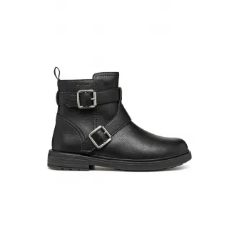 Geox, Ghete de piele ecologica, Negru, 27 EU
