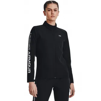 Under Armour, Jacheta rezistenta la apa, pentru alergare Storm Run, Negru, XS