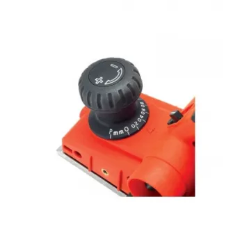 Rindea electrica Black & Decker KW750K-QS, 750 W, 230 V, 16.500 oscilatii/min, 2 mm adancime rinduire, 82 mm latime lucru, 8 mm adancime maxima de faltuire, 3 m lungime cablu