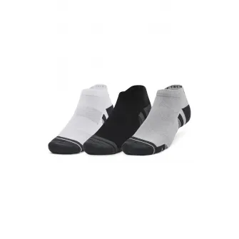 Under Armour, Set de sosete unisex pana la glezna pentru fitness Performance Tech - 3 perechi, Gri, L