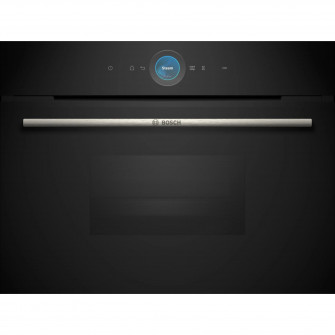 Cuptor electric incorporabil Bosch CDG714XB1 Serie 8 , 38l, 4 functii de abur, Display tactil TFT, DishAssist, clasa energetica A+, negru