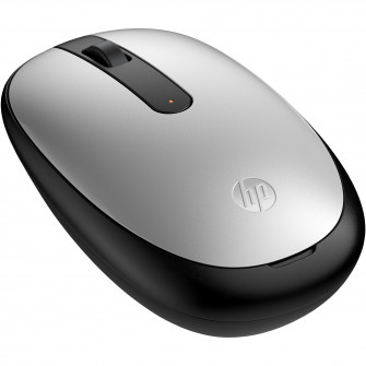 Mouse wireless HP 240 Pike Silver, bluetooth, ambidextru, autonomie max. 24 de luni, 1600 DPI, 3 butoane, baterie AA inclusa, argintiu