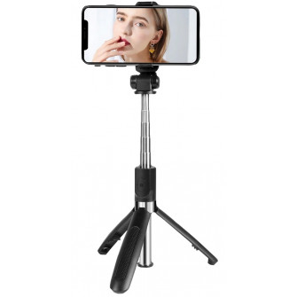 Monopod pentru selfie XO SS08 Tripod Black
