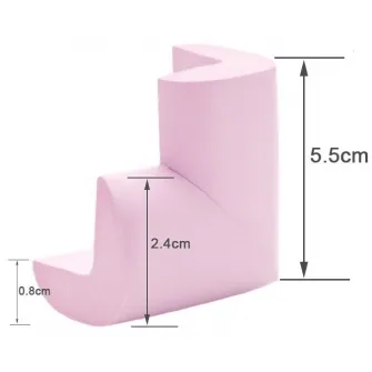Protectie de colt Cangaroo EDGY Pink 4pcs
