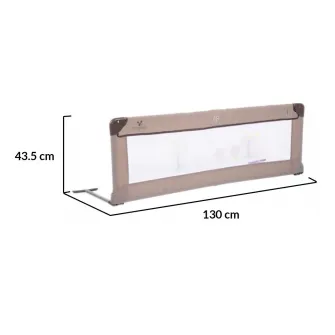 Bariera de siguranta pentru patut Cangaroo Bed Rail Beige