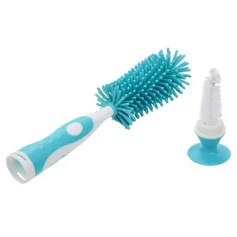 Perie pentru biberoane din silicon U-grow 2in1(UG-10BB)