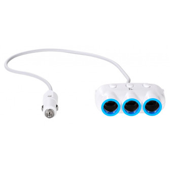 Incarcator auto Hoco C1 Three in One White