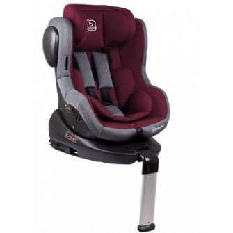 Scaun auto rotativ 360 cu isofix babygo iso 0-18 kg red