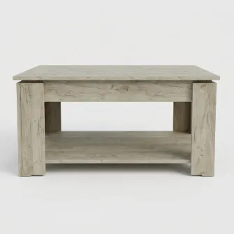 Masuta de cafea 4home Loft, 90x45x60 cm, Stejar Kraft Gri