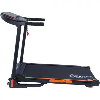 Banda alergare Kondition 3310, motor brushless 1.5CP, viteza 1-12km/h, suprafata alergare 106 X 41 cm, 12 programe, inclinare manuala max. 5%, App Fitshow/Kinomap/Zwift, pliabila, greutate maxima utilizator 100 kg
