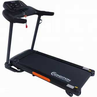 Banda alergare Kondition 7600S, motor 2CP, viteza 1-14km/h, suprafata alergare 120 X 46 cm, 24 programe, inclinare electrica max. 15%, App Fitshow/Kinomap/Zwift, pliabila, greutate maxima utilizator 120 kg