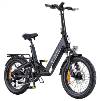 Bicicleta Electrica ENGWE L20 3.0 Boost, 250W, 48V 13.5Ah, Autonomie 135km, Anvelope 20x3.0'', 7 Viteze, Negru
