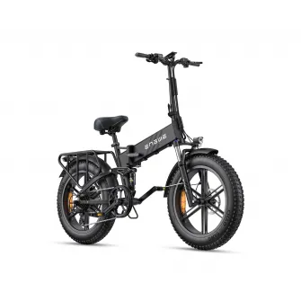 Bicicleta Electrica ENGWE ENGINE Pro 2.0, Baterie de 52V 16Ah, 750W, Anvelope 20x4.0 Fat, Frane Hidraulice, Suspensie Completa, Shimano cu 8 Viteze, Autonomie de 110KM, Negru