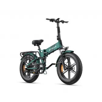 Bicicleta Electrica ENGWE ENGINE Pro 2.0, Baterie de 52V 16Ah, 750W, Anvelope 20x4.0 Fat, Frane Hidraulice, Suspensie Completa, Shimano cu 8 Viteze, Autonomie de 110KM, Verde