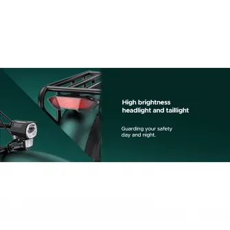 Bicicleta Electrica ENGWE ENGINE Pro 2.0, Baterie de 52V 16Ah, 750W, Anvelope 20x4.0 Fat, Frane Hidraulice, Suspensie Completa, Shimano cu 8 Viteze, Autonomie de 110KM, Verde