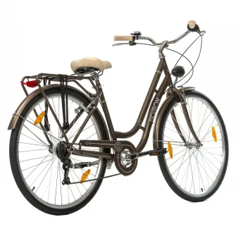 Bicicleta Oras Devron Grazia 6s Retro - 28 Inch, L, Maro