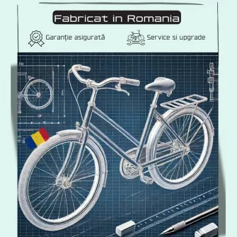 Bicicleta Oras Dhs City 28001 - 28 Inch, L, Negru