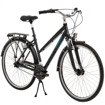 Bicicleta de oras, Kreidler, 28 inch, Negru, Cadru Aluminiu, Transmisie Interna 7 Viteze