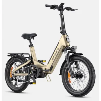 Bicicleta electrica Engwe L20 3.0 Pro, 150 kg, 20'', pliabil, Bej