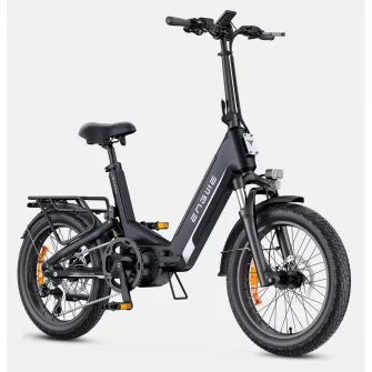 Bicicleta electrica Engwe L20 3.0 Pro, 150 kg, 20'', pliabil, Bej
