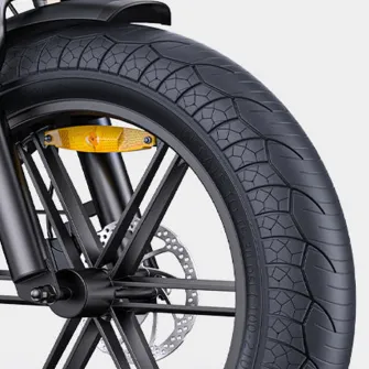 Bicicleta electrica Engwe M1, 2 baterii 48V 15,6Ah + 13Ah, 20'', 170 km autonomie, galben